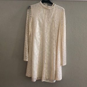 Cream lace dress